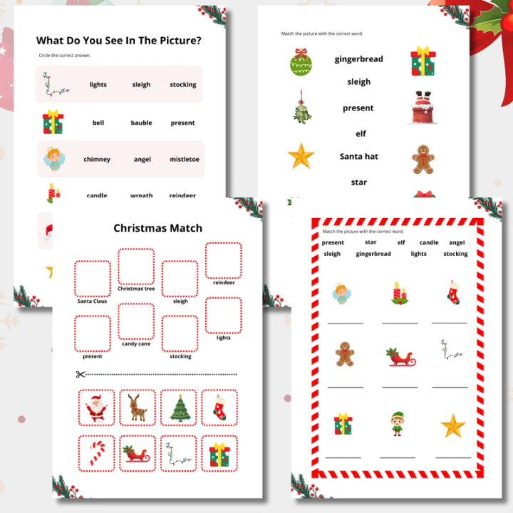 Christmas Worksheets - EduBazarek
