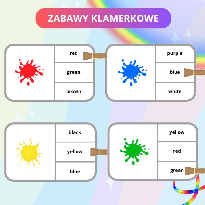 Zestaw Colours - język angielski - EduBazarek