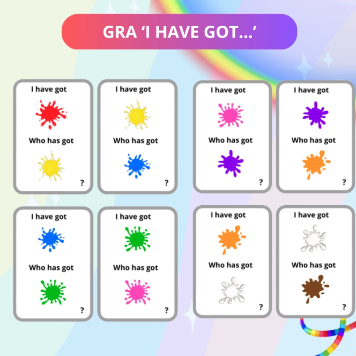 Zestaw Colours - język angielski - EduBazarek