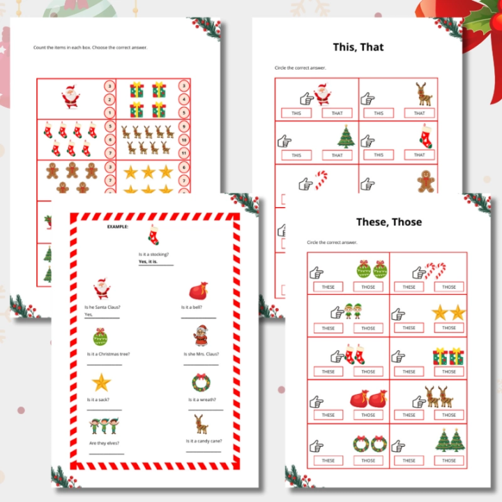 Christmas Worksheets - EduBazarek