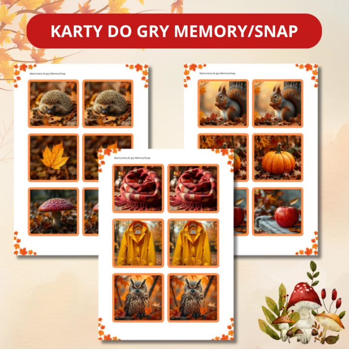 Zestaw Autumn - język angielski - EduBazarek