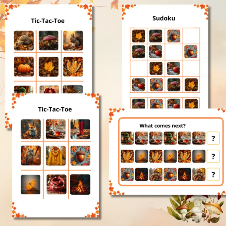 Zestaw Autumn - język angielski - EduBazarek