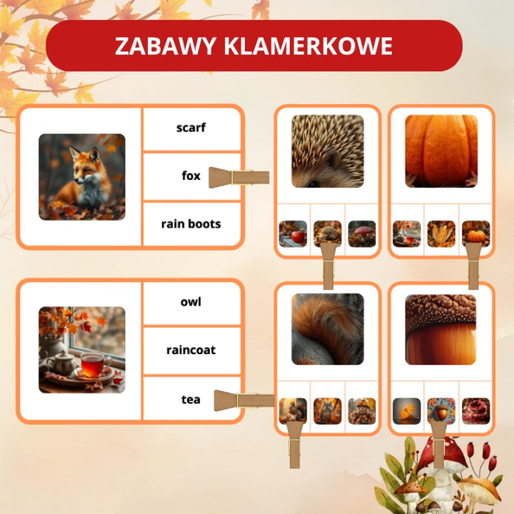 Zestaw Autumn - język angielski - EduBazarek