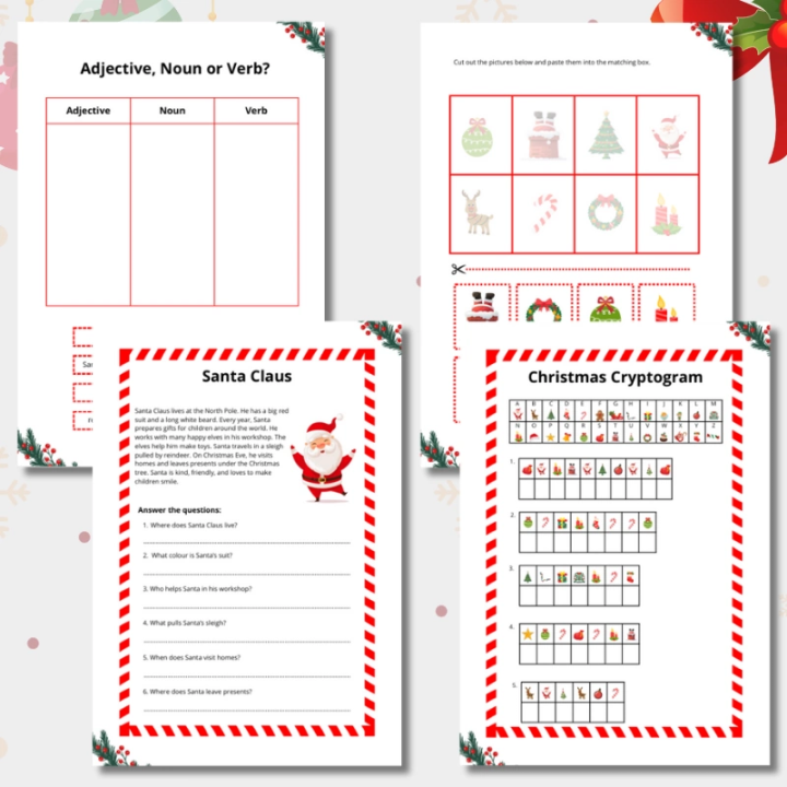 Christmas Worksheets - EduBazarek