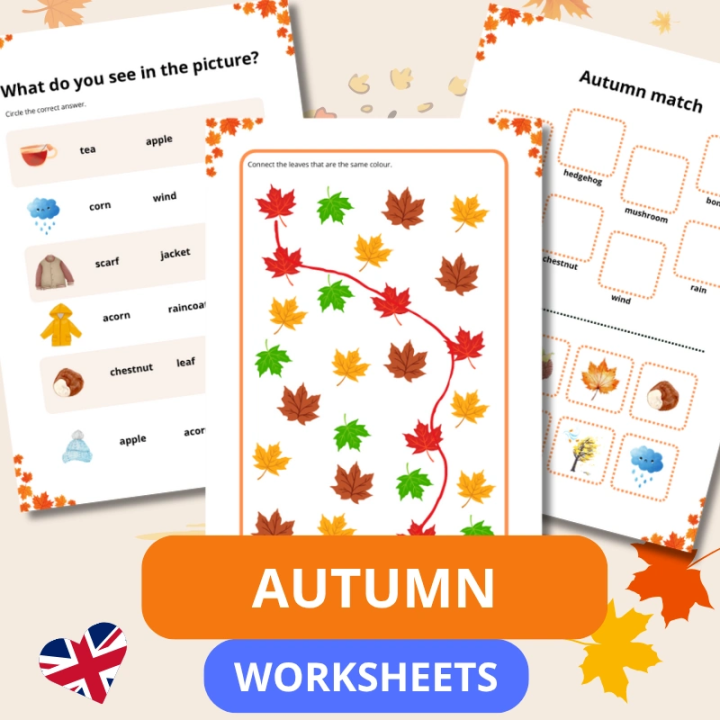 Autumn Worksheets - język angielski - EduBazarek