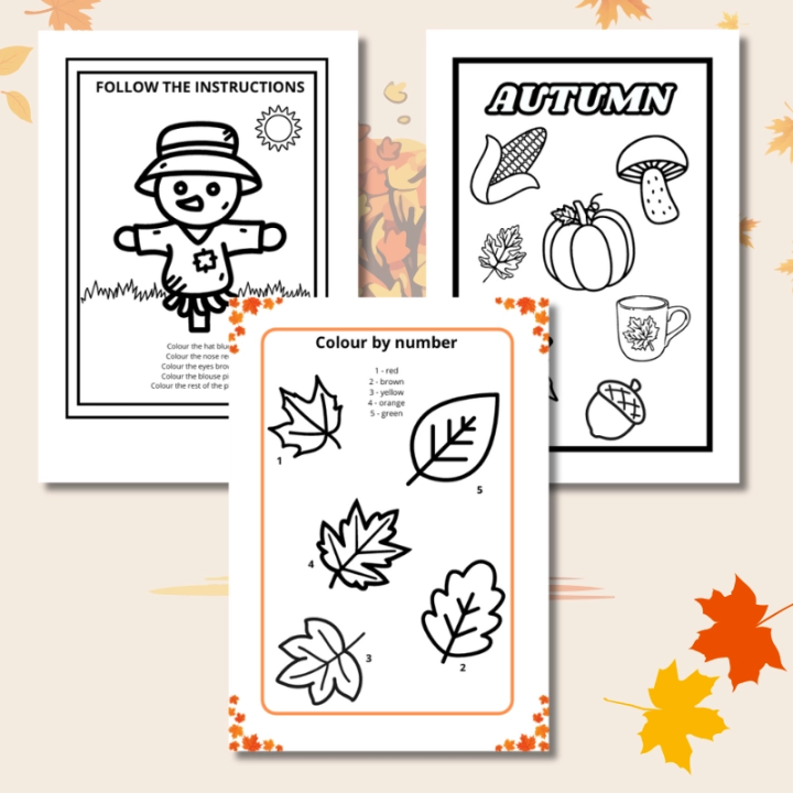 Autumn Worksheets - język angielski - EduBazarek