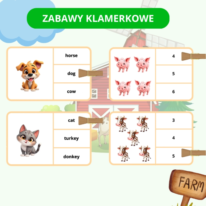 On the Farm - język angielski - EduBazarek