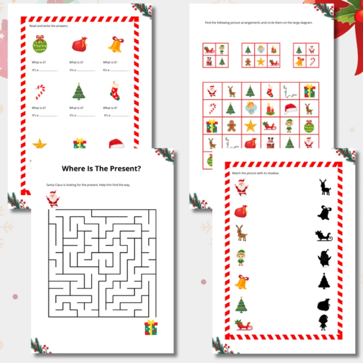 Christmas Worksheets - EduBazarek