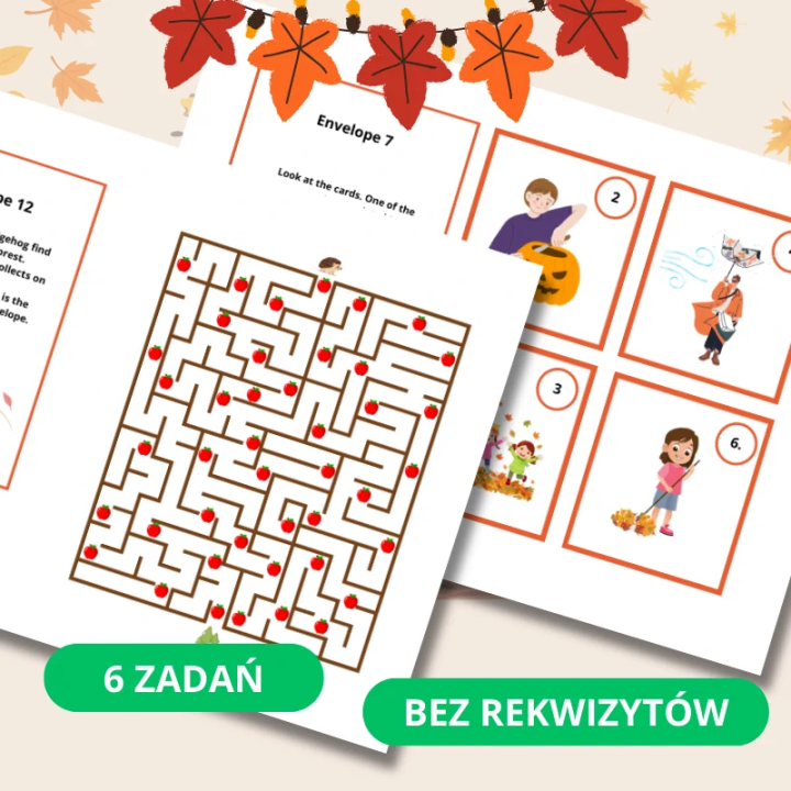 Autumn Escape Room - język angielski - EduBazarek