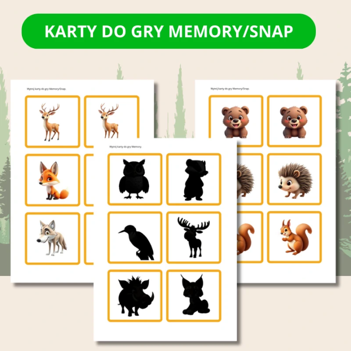 Forest Animals - język angielski - EduBazarek