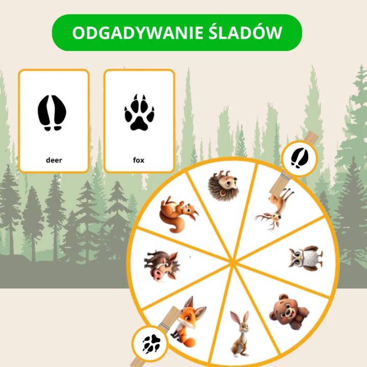 Forest Animals - język angielski - EduBazarek