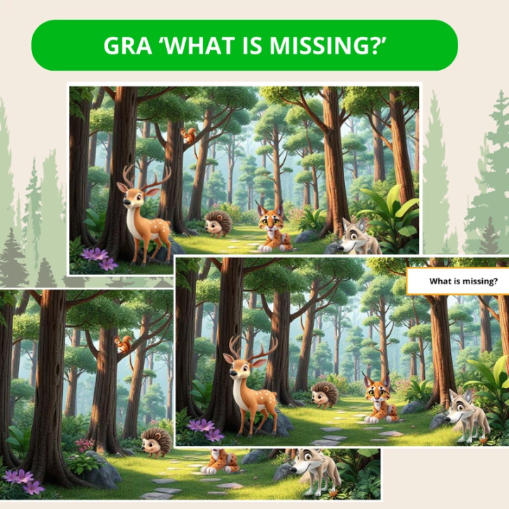 Forest Animals - język angielski - EduBazarek