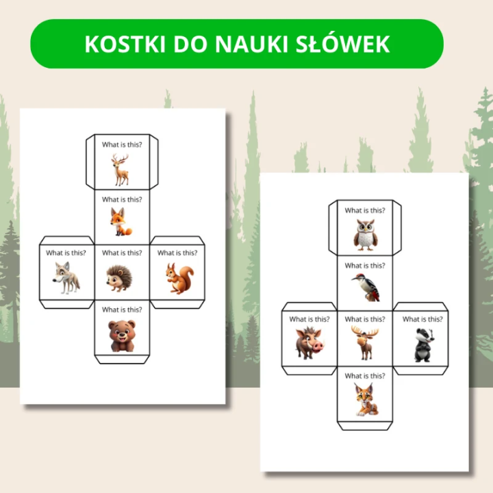Forest Animals - język angielski - EduBazarek