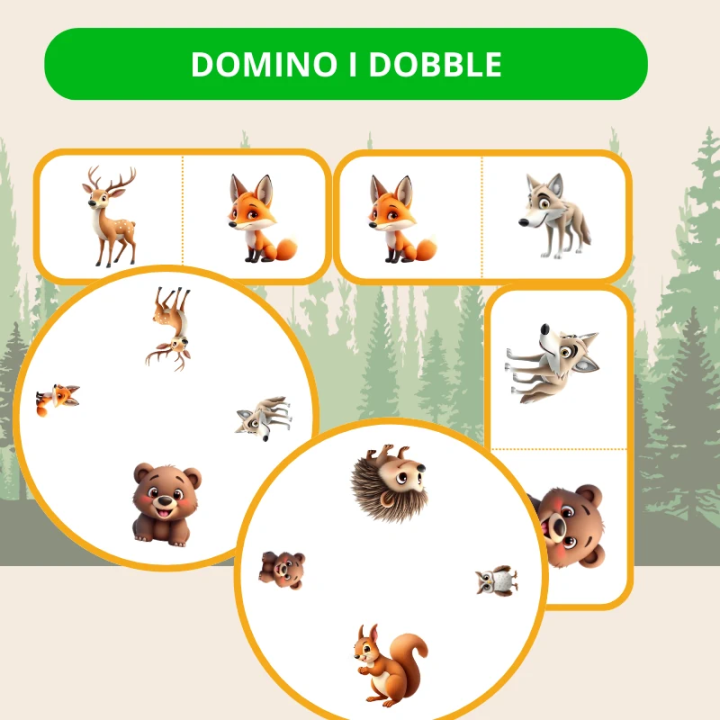 Forest Animals - język angielski - EduBazarek