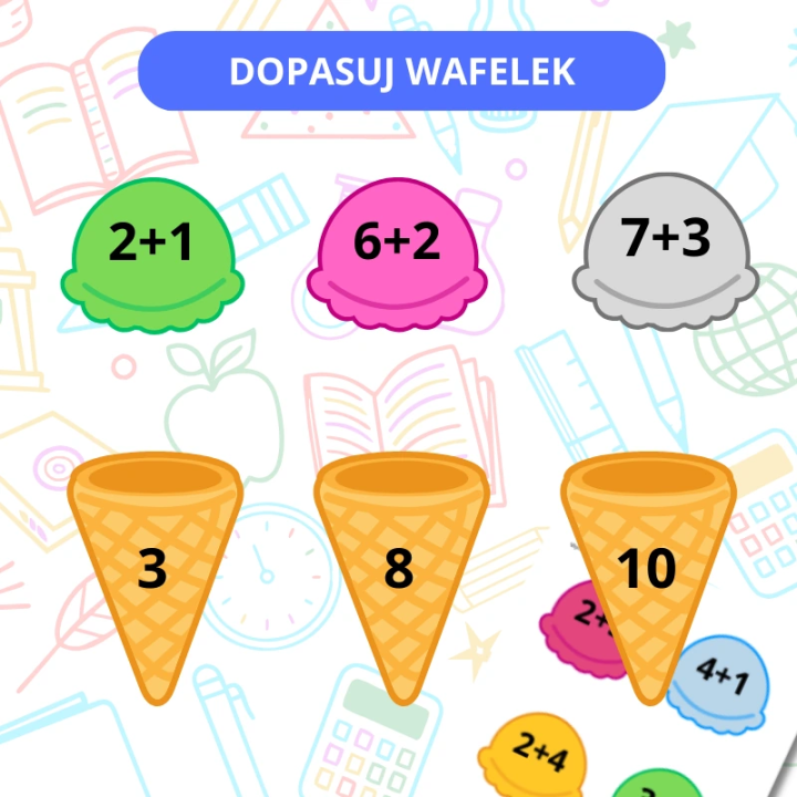 Zestaw Numbers - język angielski - EduBazarek