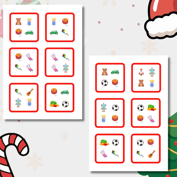 Zabawa Znajdź Zabawki - gra edukacyjna EduBazarek