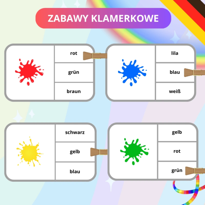 Zestaw Farben - język niemiecki - EduBazarek
