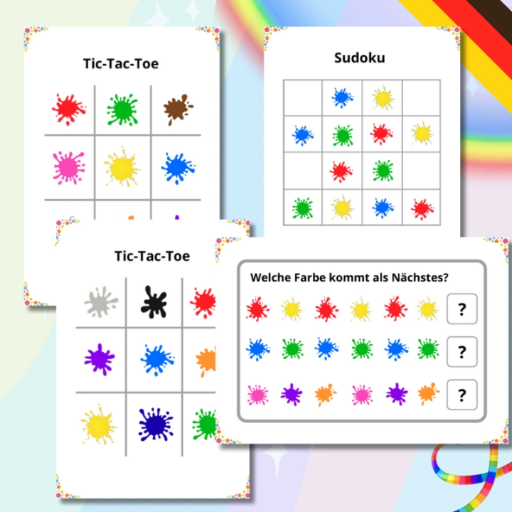 Zestaw Farben - język niemiecki - EduBazarek