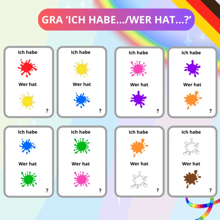 Zestaw Farben - język niemiecki - EduBazarek