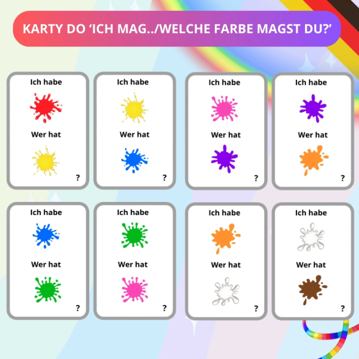 Zestaw Farben - język niemiecki - EduBazarek