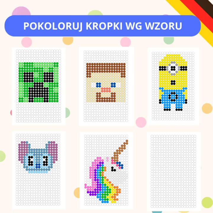 Zestaw Tag des Punktes - język niemiecki - EduBazarek