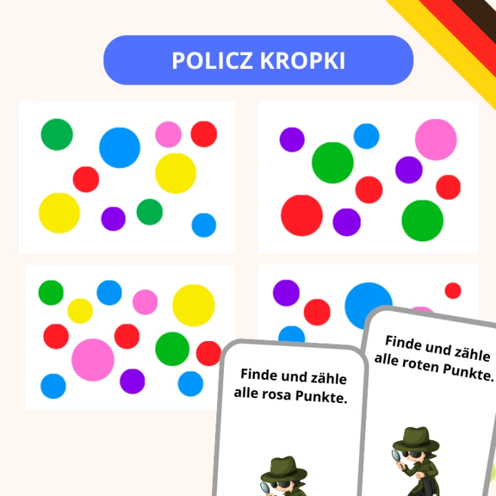 Zestaw Tag des Punktes - język niemiecki - EduBazarek