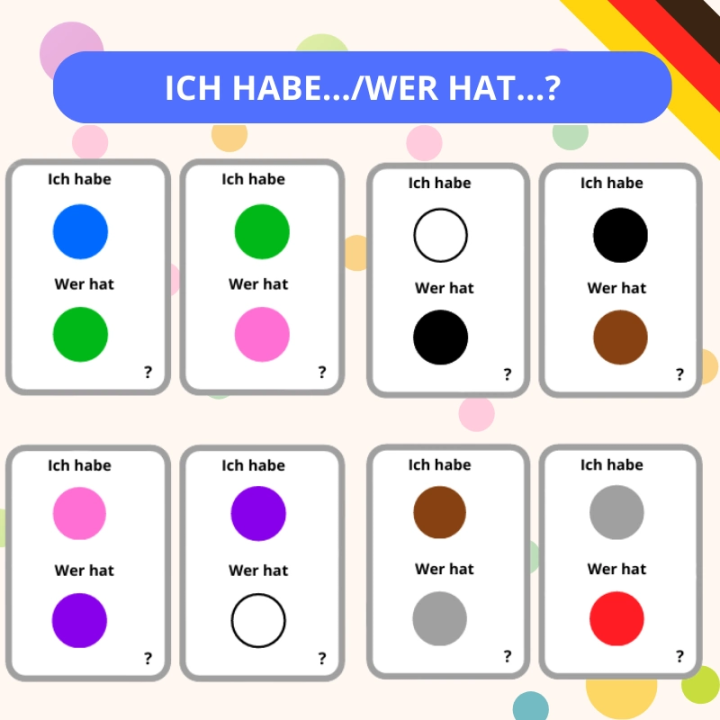 Zestaw Tag des Punktes - język niemiecki - EduBazarek