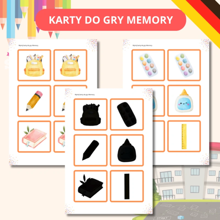 Zestaw Schulsachen - język niemiecki - EduBazarek