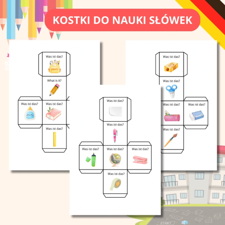 Zestaw Schulsachen - język niemiecki - EduBazarek