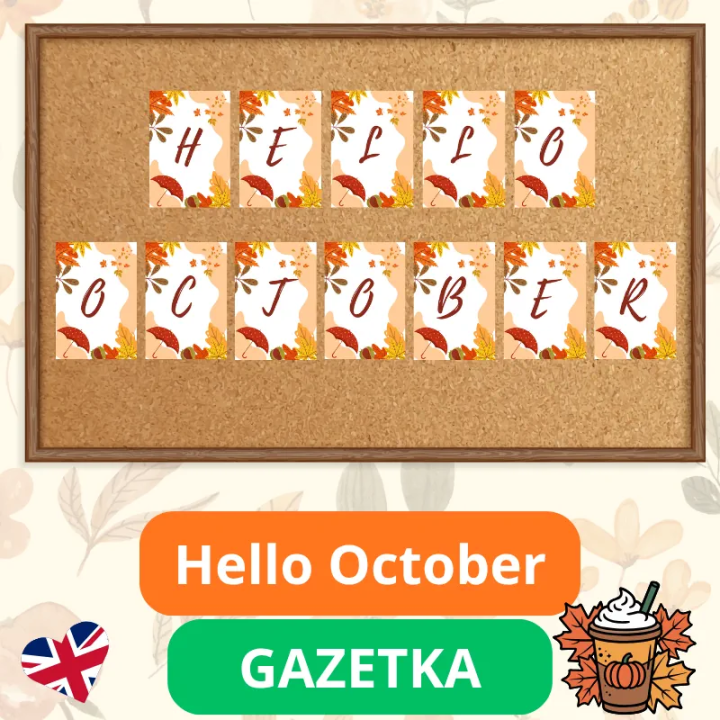 Gazetka Hello October - język angielski - EduBazarek