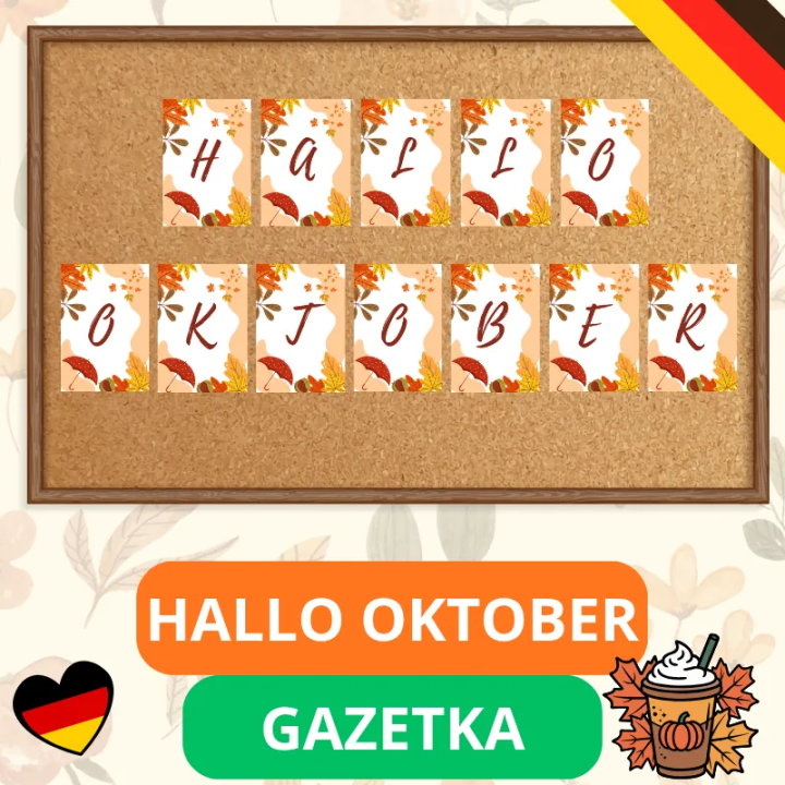 Gazetka HALLO OKTOBER - język niemiecki - EduBazarek