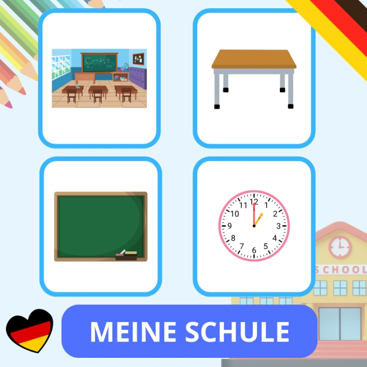 Zestaw Meine Schule - język niemiecki - EduBazarek