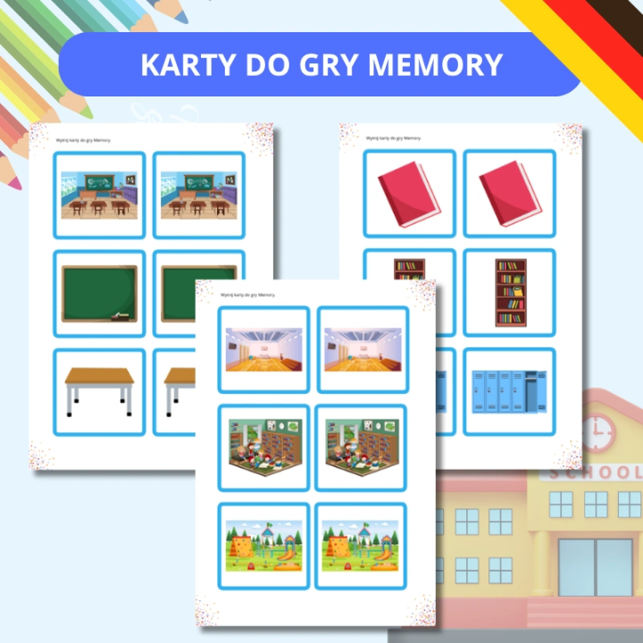 Zestaw Meine Schule - język niemiecki - EduBazarek