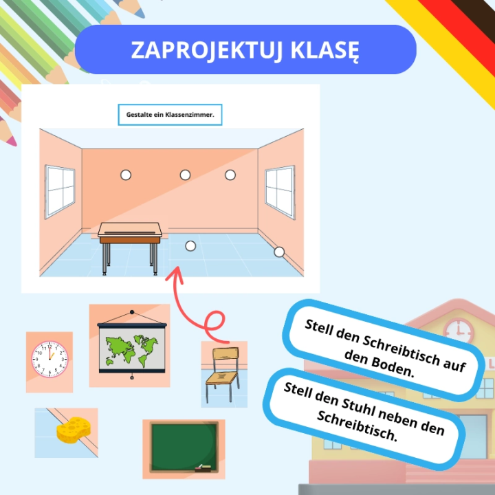Zestaw Meine Schule - język niemiecki - EduBazarek