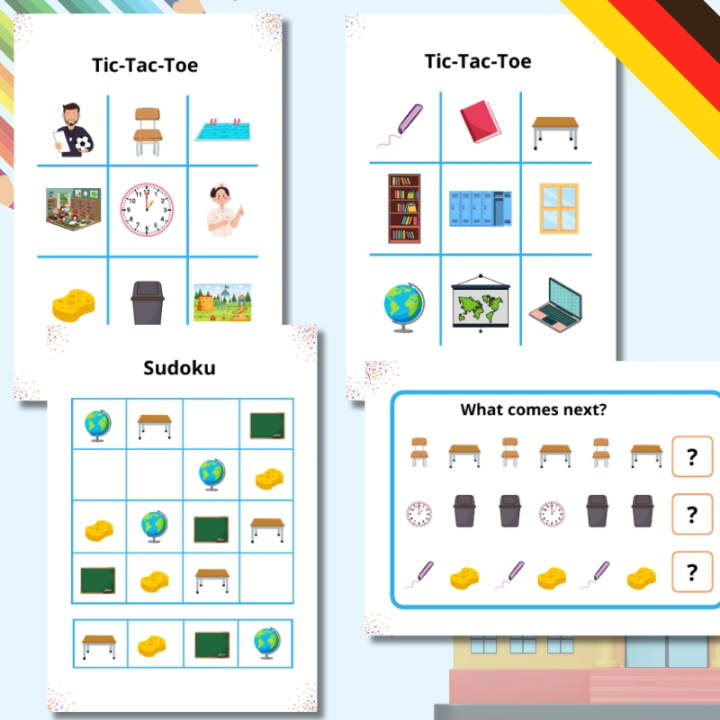 Zestaw Meine Schule - język niemiecki - EduBazarek