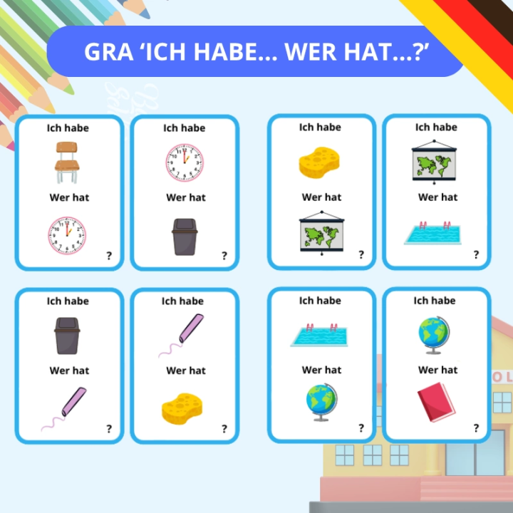 Zestaw Meine Schule - język niemiecki - EduBazarek