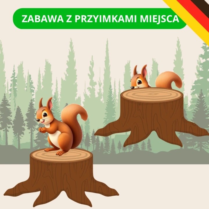 Zestaw Waldtiere - język niemiecki - EduBazarek