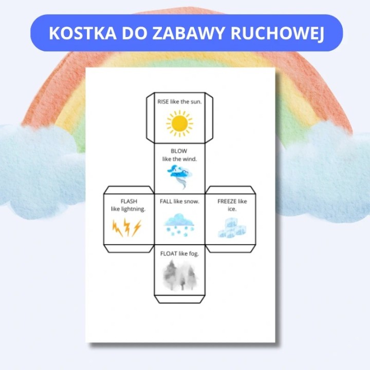 Zestaw edukacyjny Weather - język angielski - EduBazarek