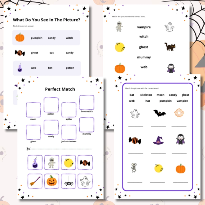 Halloween – Karty Pracy - język angielski - EduBazarek