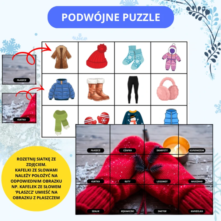 Ubrania zimowe - EduBazarek