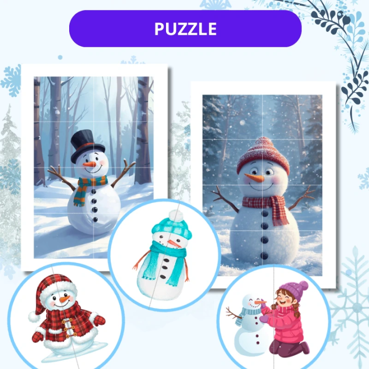 Zestaw Snowman Day - język angielski - Edu Bazarek