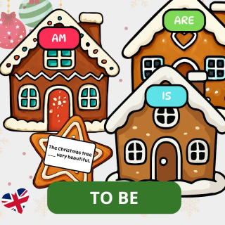 Christmas To be - gramatyczna zabawa edukacyjna dla dzieci