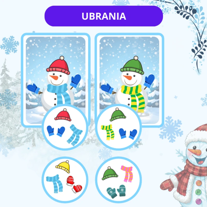 Zestaw Snowman Day - język angielski - Edu Bazarek