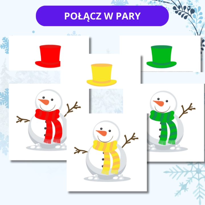 Zestaw Snowman Day - język angielski - Edu Bazarek