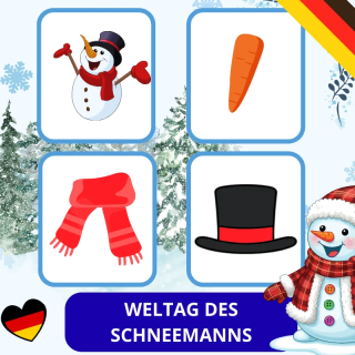 Weltag des Schneemanns - język niemiecki - EduBazarek
