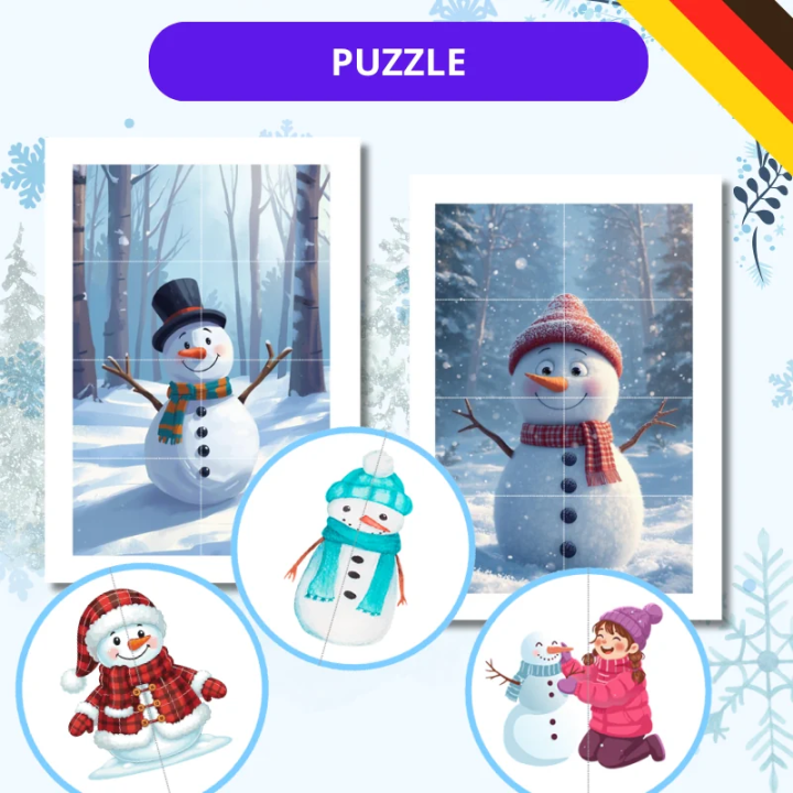 Weltag des Schneemanns - język niemiecki - EduBazarek