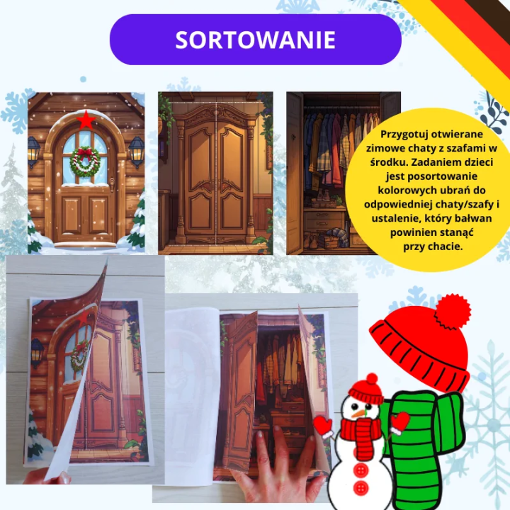 Weltag des Schneemanns - język niemiecki - EduBazarek