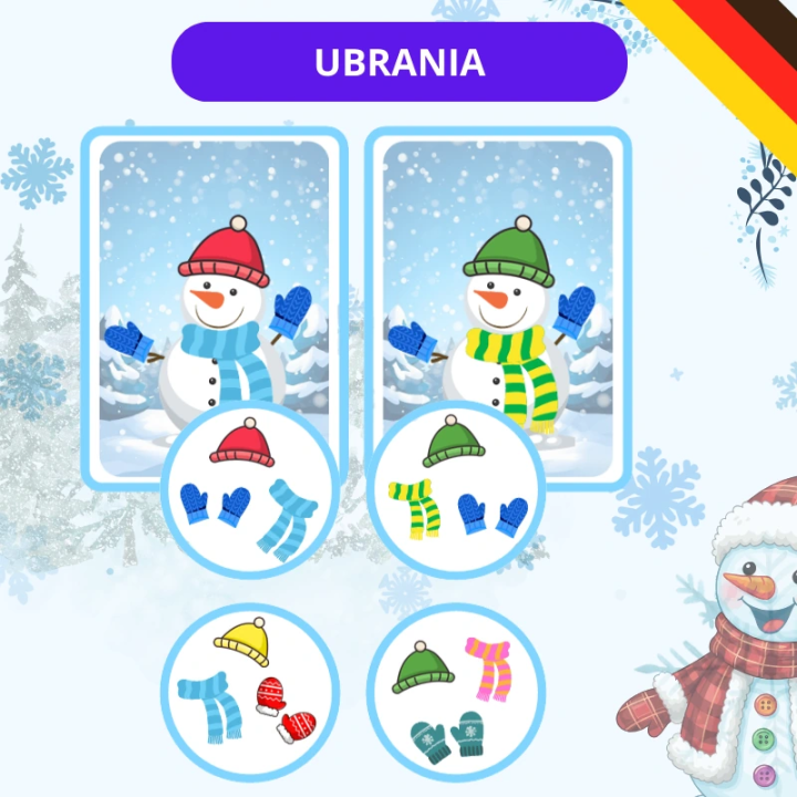 Weltag des Schneemanns - język niemiecki - EduBazarek