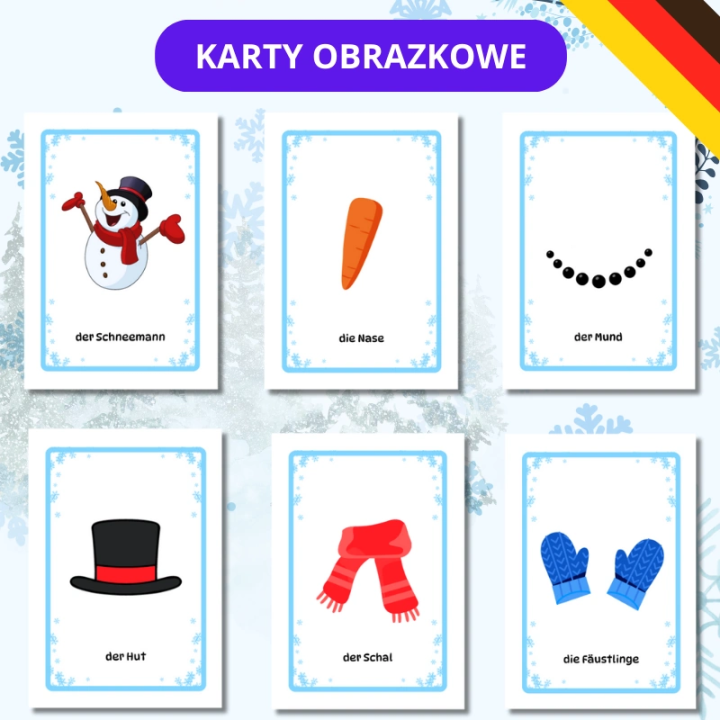 Weltag des Schneemanns - język niemiecki - EduBazarek