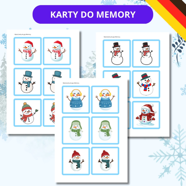 Weltag des Schneemanns - język niemiecki - EduBazarek